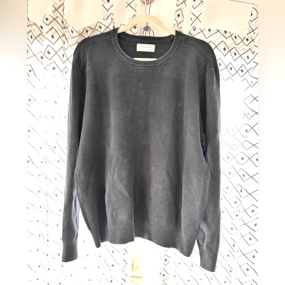 Everlane black crewneck sweater xl